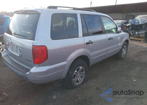 2004 Honda Pilot Ex-L from USA, damaged, VIN 2HKYF18734H598537